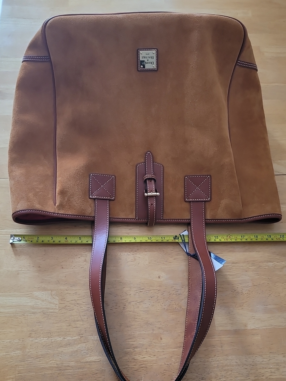 Dooney & Bourke Archives 1997 Suede Large Tote - Picture 12 of 16